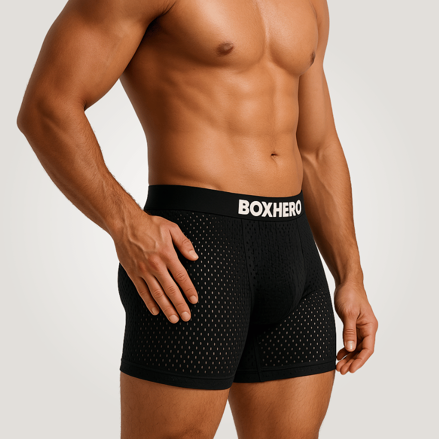 3-Pack Red - PREMIUM BAMBOO FIBRE BOXER SHORTS 1.0