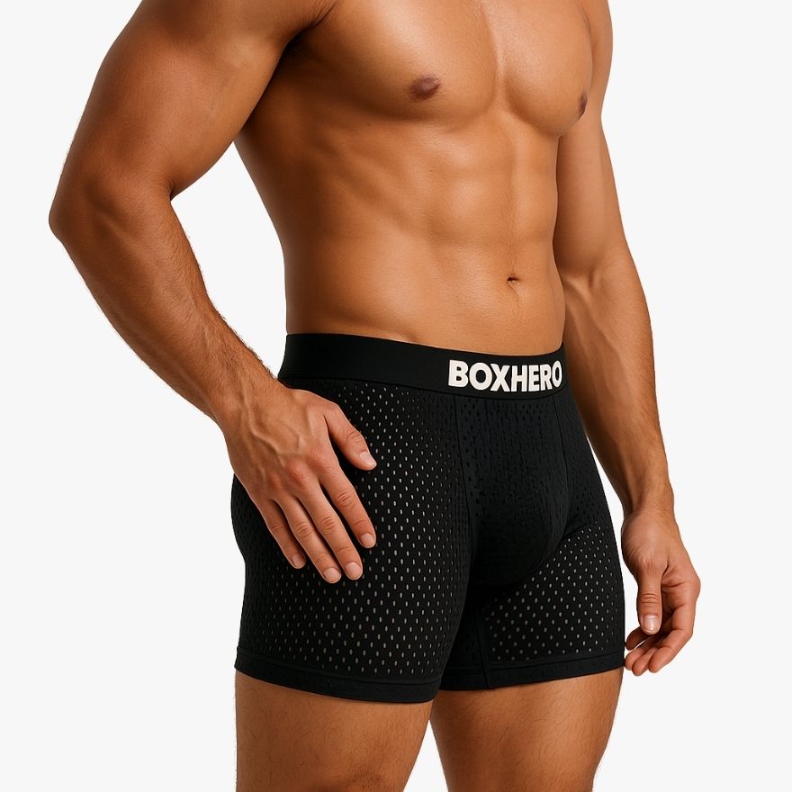 3 BOXHERO PREMIUM BAMBOO FIBRE BOXER SHORTS 1.0